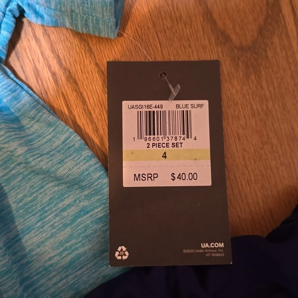 Under Armour Blue Set - Picture 2 of 2
